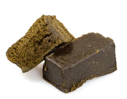 deux pièces de charas hash cbd