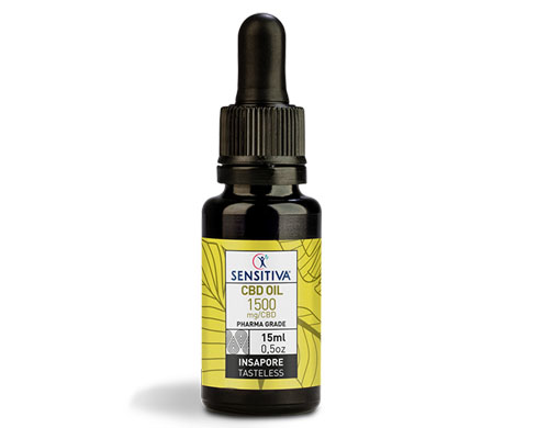 Flacon Huile de CBD au format 15 ml | 10% - Sensitiva