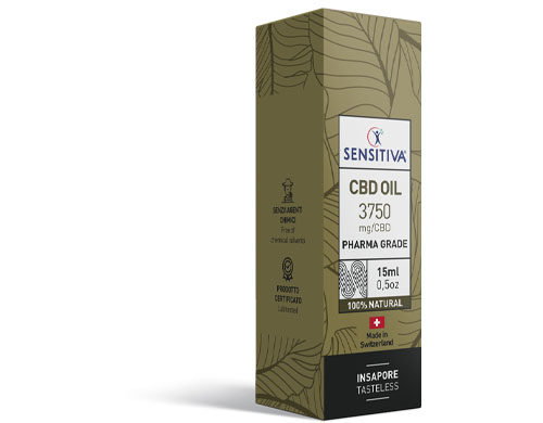Emballage Huile de CBD au format 15 ml | 25% - Sensitiva