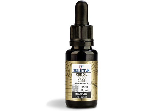 Flacon Huile de CBD au format 15 ml | 25% - Sensitiva