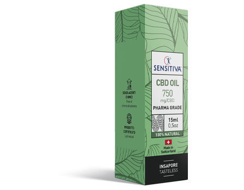 Emballage Huile de CBD au format 15 ml | 5% - Sensitiva