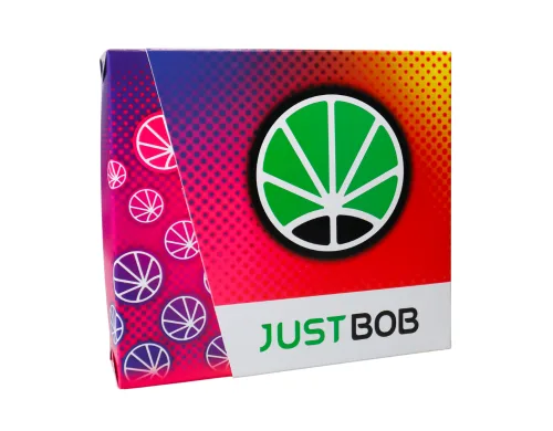 Kit JustBob Fleurs CBD - Fond Coloré avec Logo