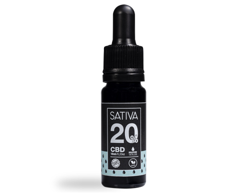 Flacon Huile CBD 10 ml au 20% - Sativa