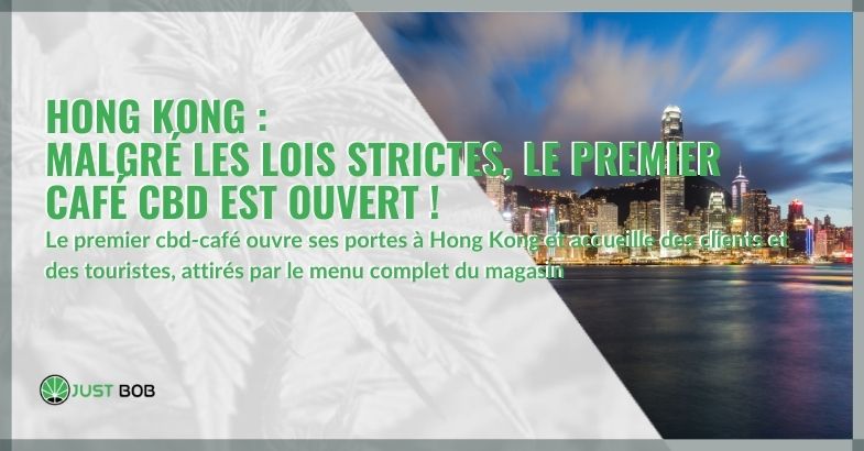 Hong Kong : Malgré les lois strictes, le premier café CBD est ouvert