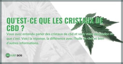 Cristaux de CBD : qu'est-ce que c'est et les différences avec les autres produits CBD