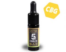 Bouteille d'huile CBG Sativa 5%