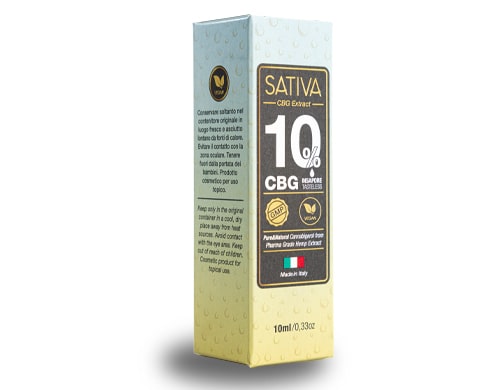 Paquet d'huile CBG Sativa 10%