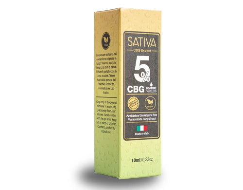 Paquet d'huile CBG Sativa 5%