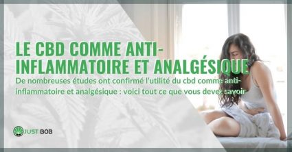 Le CBD agit-il comme analgésique et anti-inflammatoire ?