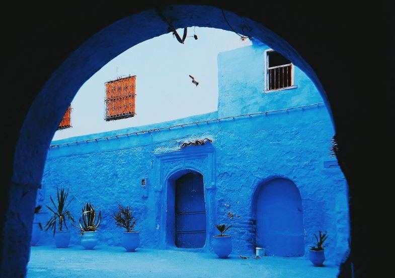 Aperçu d'une ville au Maroc