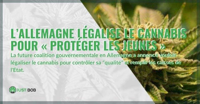 L'Allemagne veut légaliser le cannabis pour protéger les jeunes