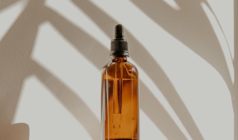 Bouteille d'huile de CBD