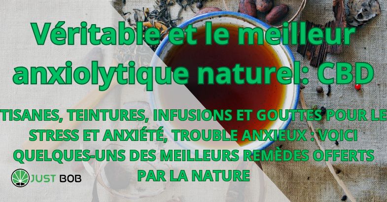 Véritable et le meilleur anxiolytique naturel: CBD