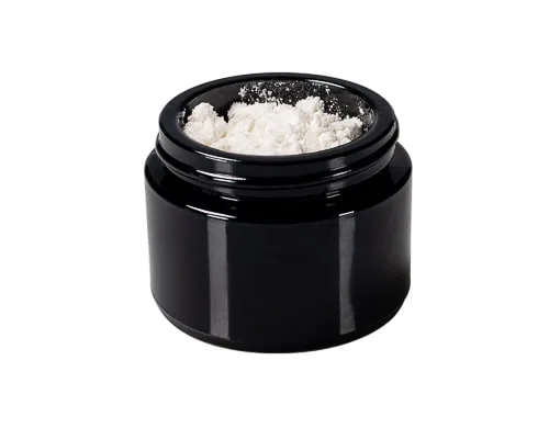boîte avec des cristaux de cbd pur