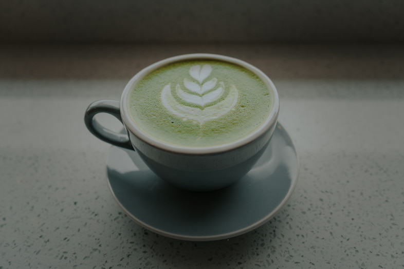 Cappuccino au lait de cannabis