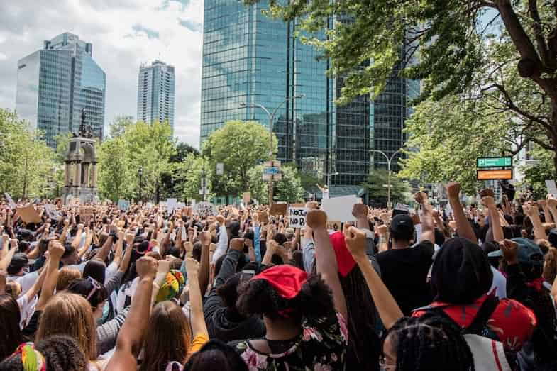 Les manifestants du 20 avril à l'occasion de la Journée du cannabis