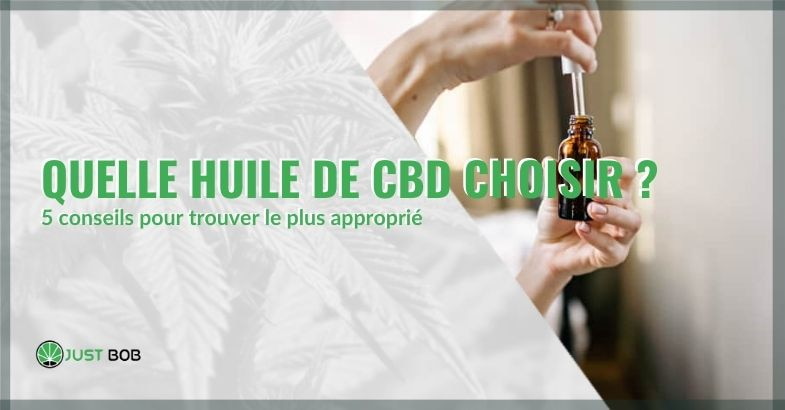 Huile de CBD : laquelle choisir ? | Justbob