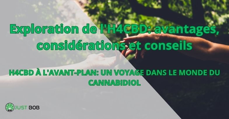 Exploration de l'H4CBD: avantages, considérations et conseils