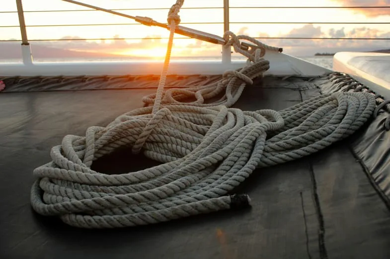 corde-de-chanvre Cordes de chanvre sur un bateau | Justbob