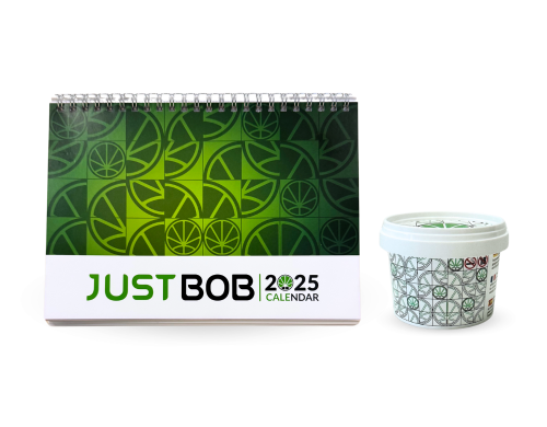 Calendrier JustBob avec pot