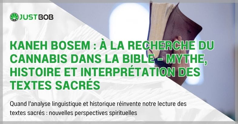 Kaneh Bosem : à la recherche du cannabis dans la Bible
