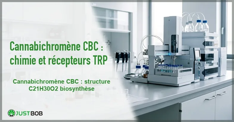 featured-cannabichromene Banner de l'article cannabichromène cbc : chimie et récepteurs trp