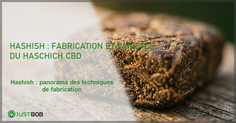 Banner de l'article hashish : fabrication et varietes du haschich cbd