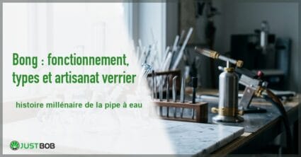 Banner de l'article bong : fonctionnement, types et artisanat verrier