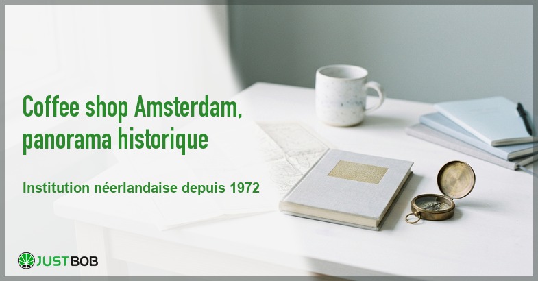 Banner de l'article coffee shop amsterdam, panorama historique