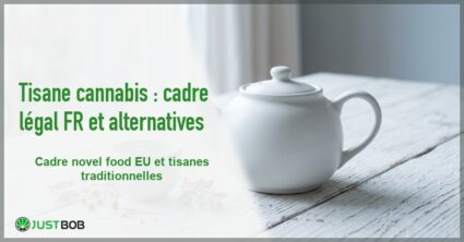 Banner de l'article tisane cannabis : cadre legal fr et alternatives
